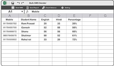 SMS From Excel Plugin