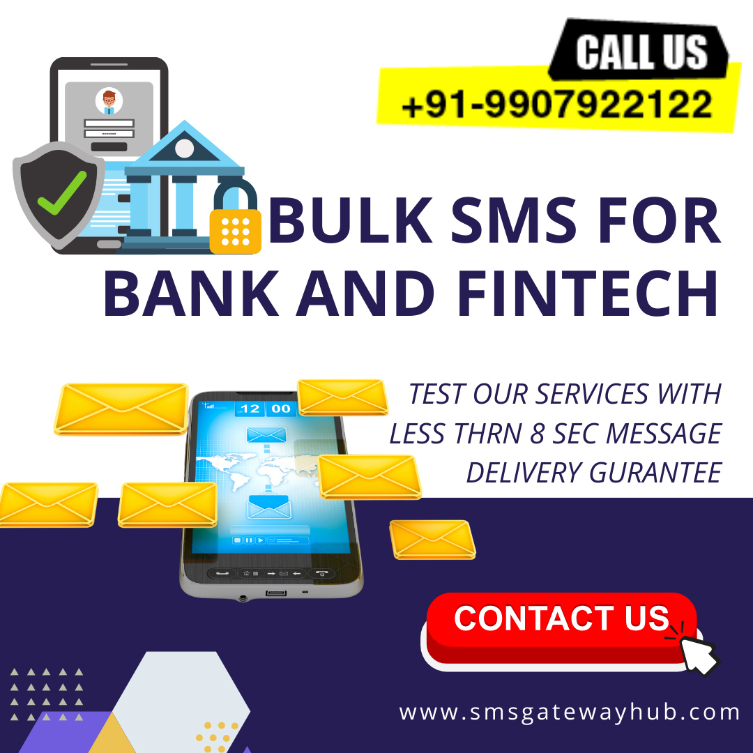 Fintech Bulk SMS SMSGATEWAYHUB