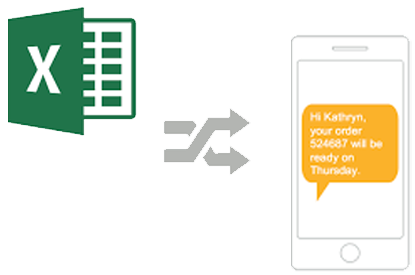 send bulk sms from excel file